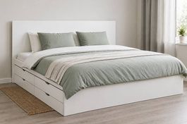 Brand new IKEA bed 140x200 with storage 