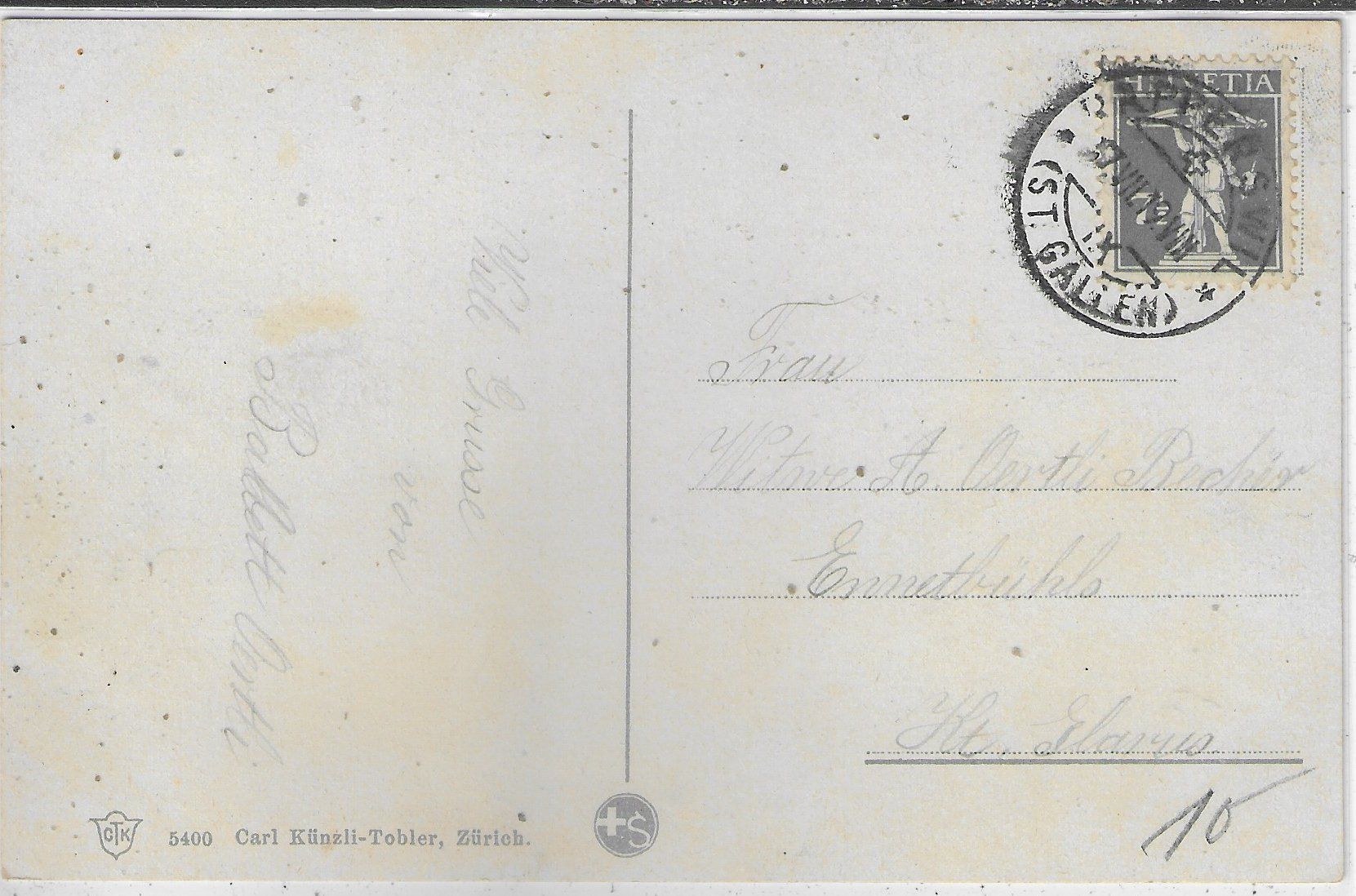 Cartoline postali: Ufenau im Zürchersee - Boote - Litho – Usato da Ettingen venduto da Kartenplanet 1