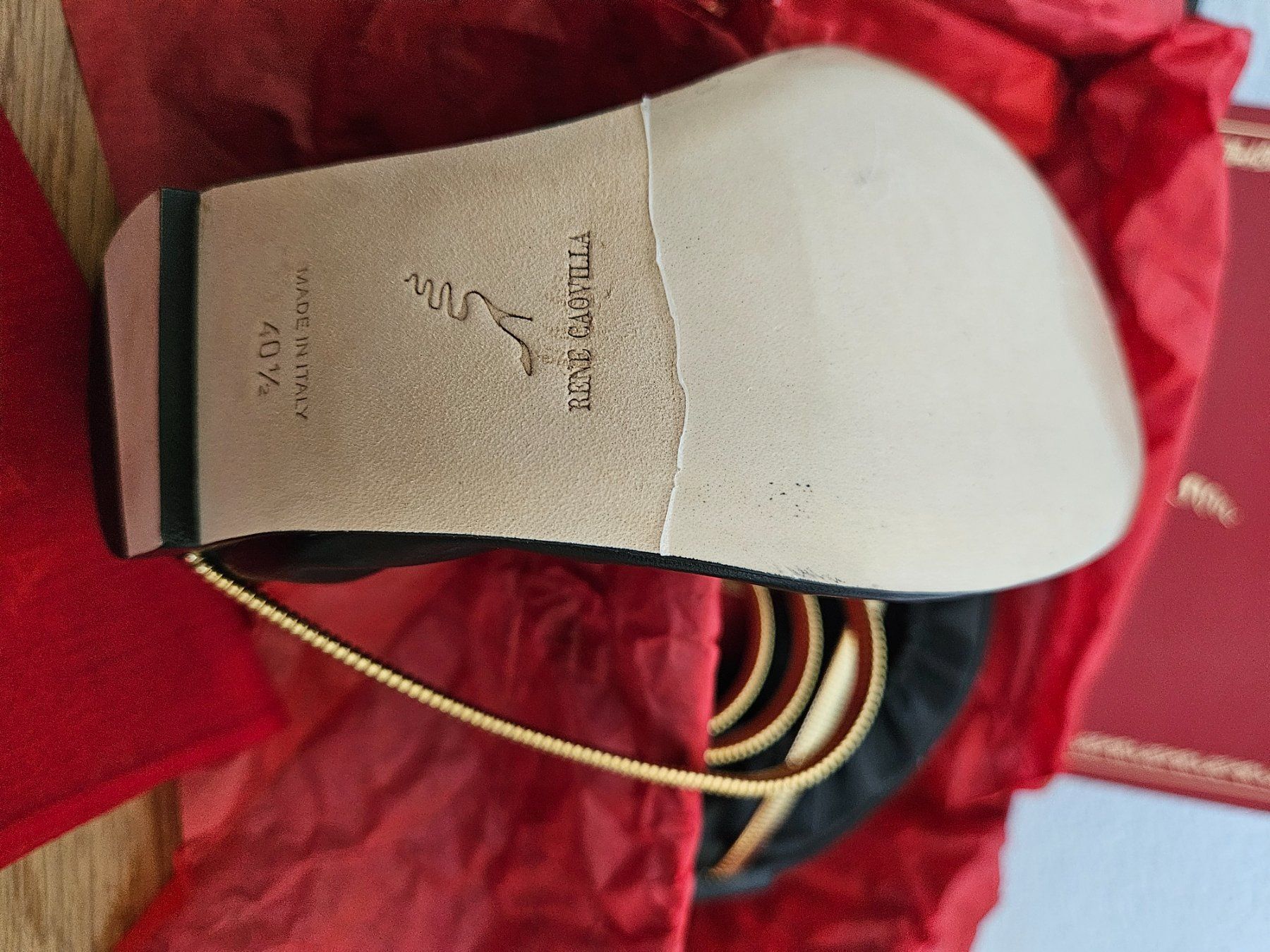 René Caovilla Damenschuhe: Schuhe Rene Caovilla, Leder, neu, schwarz – Neu und originalverpackt aus Zuchwil von ger_ws6t 1