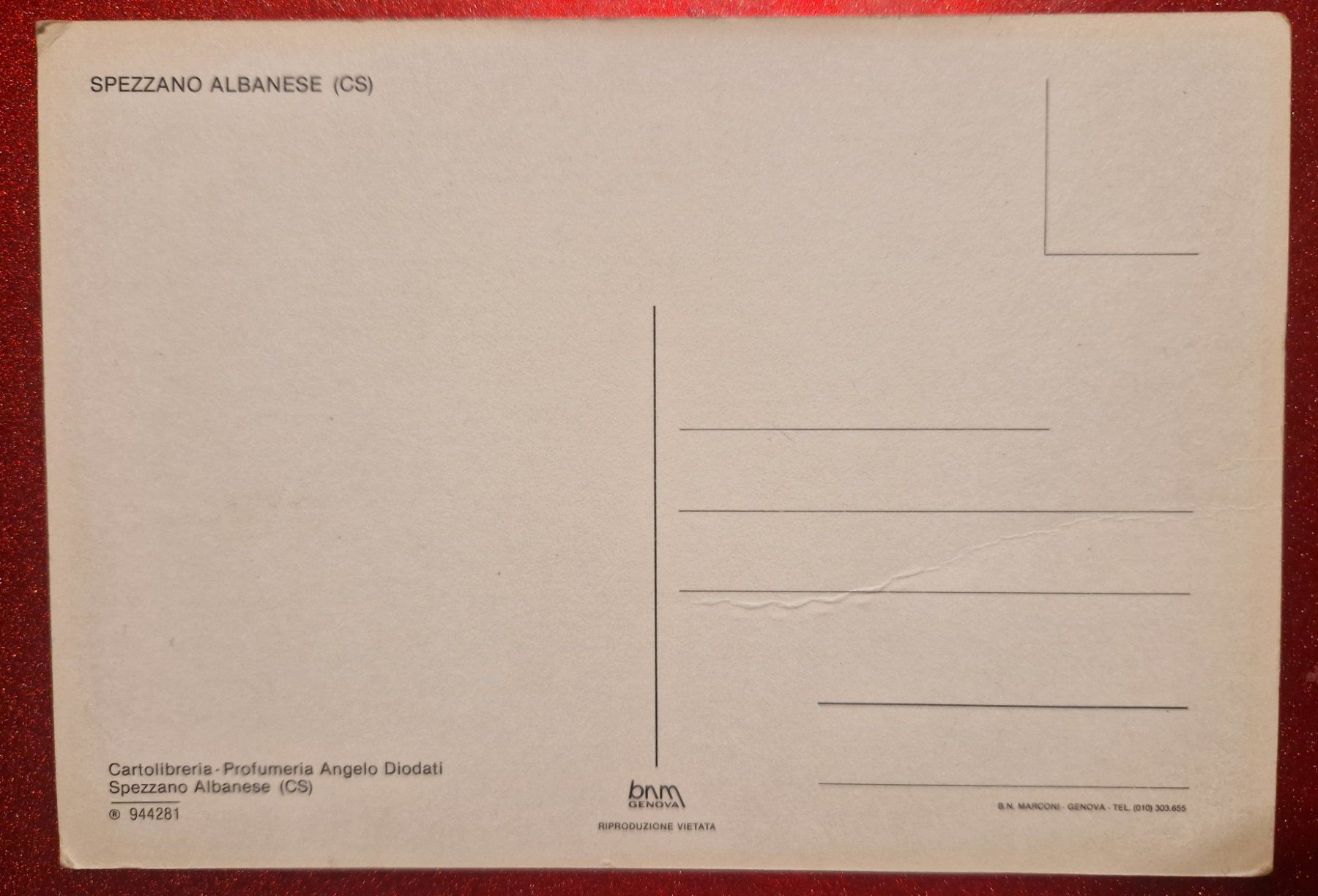 Cartoline postali: SPEZZANO ALBANESE (CS) Italia Oldtimer – Nuovo (secondo la descrizione) da Melchnau venduto da Arthurius 1