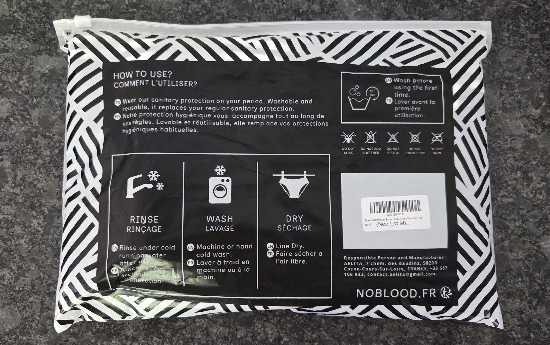 Altra biancheria intima: Boxer - lingerie menstruelle – Nuovo e nell'imballaggio originale da Boncourt venduto da ellez90 2