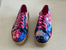 Scarpe fiorate Superga n.35 nuove
