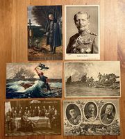 6 historische Ansichtskarten Erster Weltkrieg 