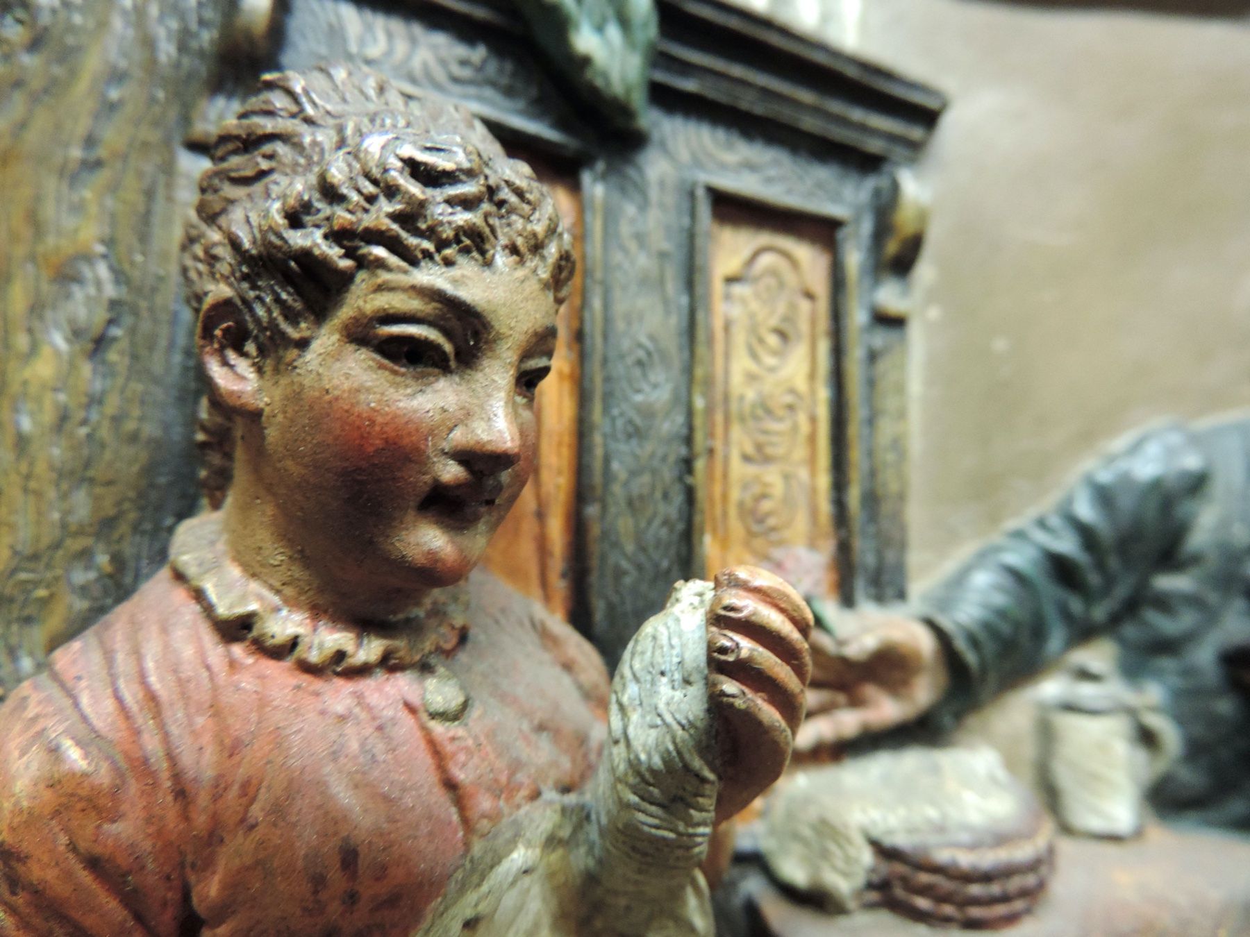 Piatti: Antiker Wandteller Jäger in einer Bauernstube – Usato da Horw venduto da luzernicus 6