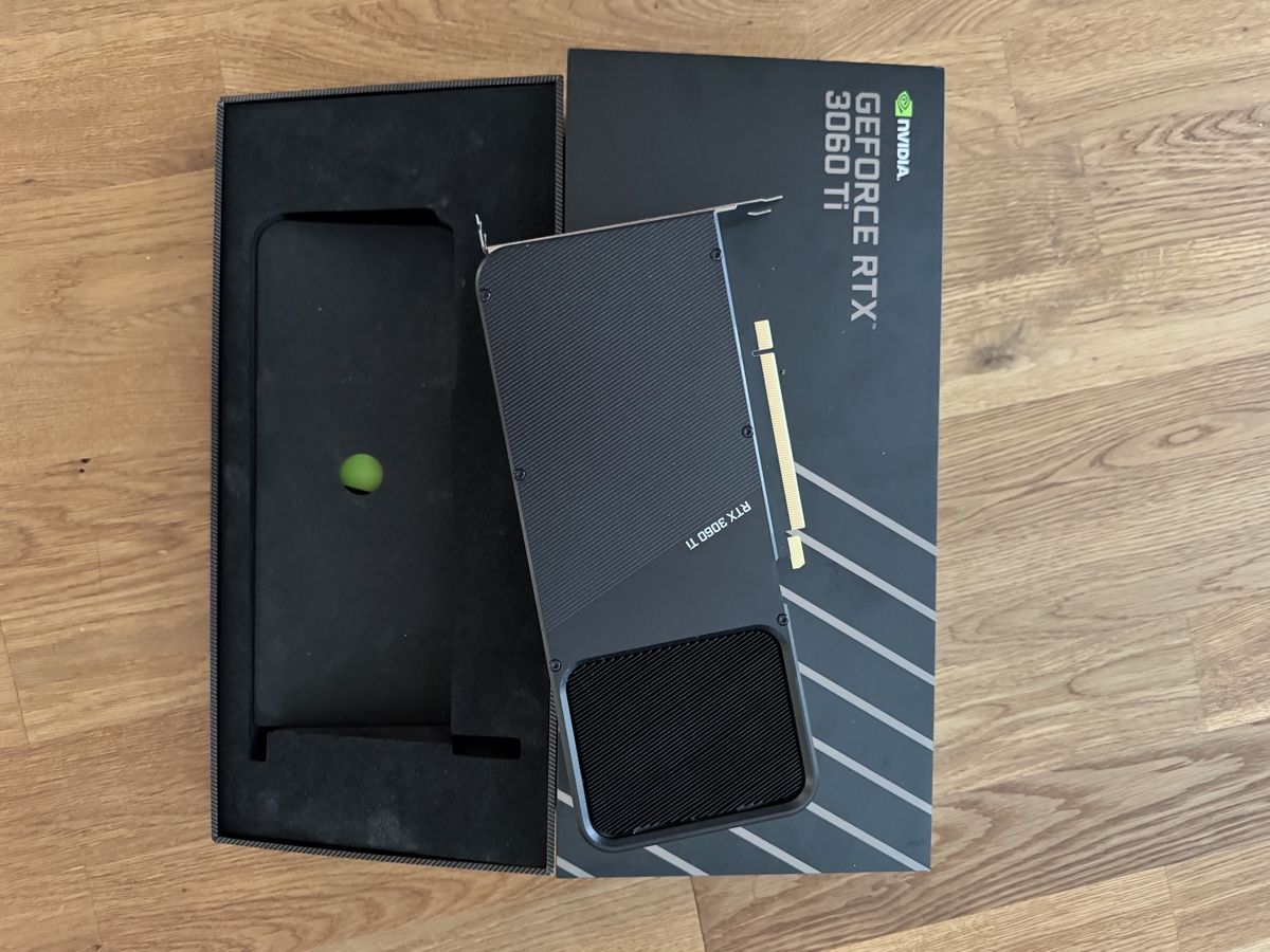 Nvidia Schede grafiche: RTX 3060 TI Founders edition mit Verpackung – Usato da Bern venduto da ein_b9n9 2