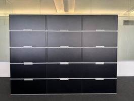 Modularer Büroschrank / Aktenschrank – 3 Reihen × 5 Fächer
