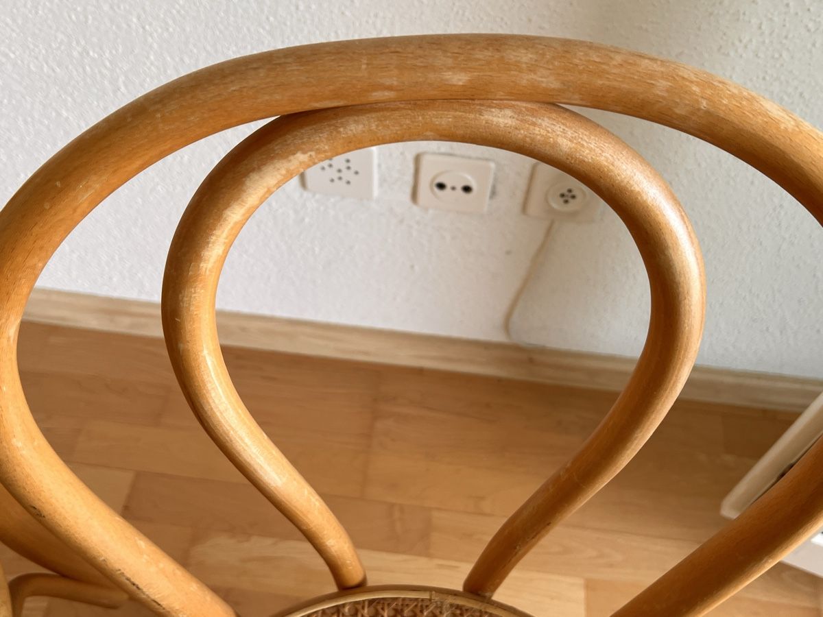 Sedie: 2er Set Holzstühle mit Geflecht (100) – Usato da Glattfelden venduto da maa_qcj8 5