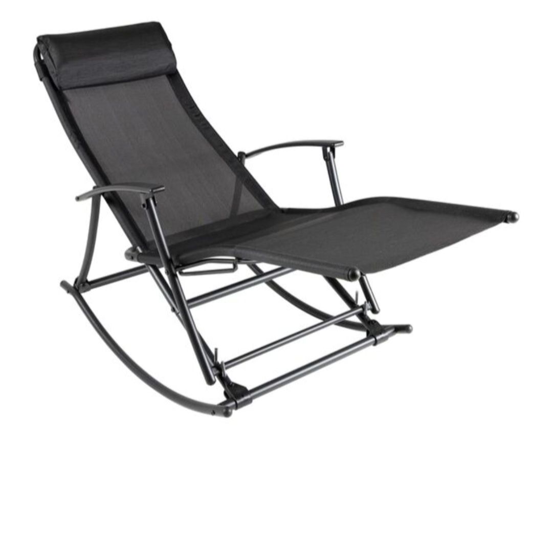 Vidaxl Sedie:  Gartenschaukelstuhl Schwarz – Nuovo (secondo la descrizione) da Etziken venduto da kre_c6vd