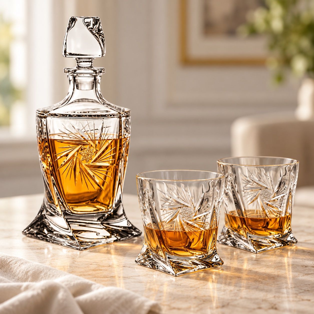 Caraffe: Whiskykaraffe, Brandykaraffe Kristall 850ml transparent – Nuovo e nell'imballaggio originale da Bergdietikon venduto da ArtStore24 1