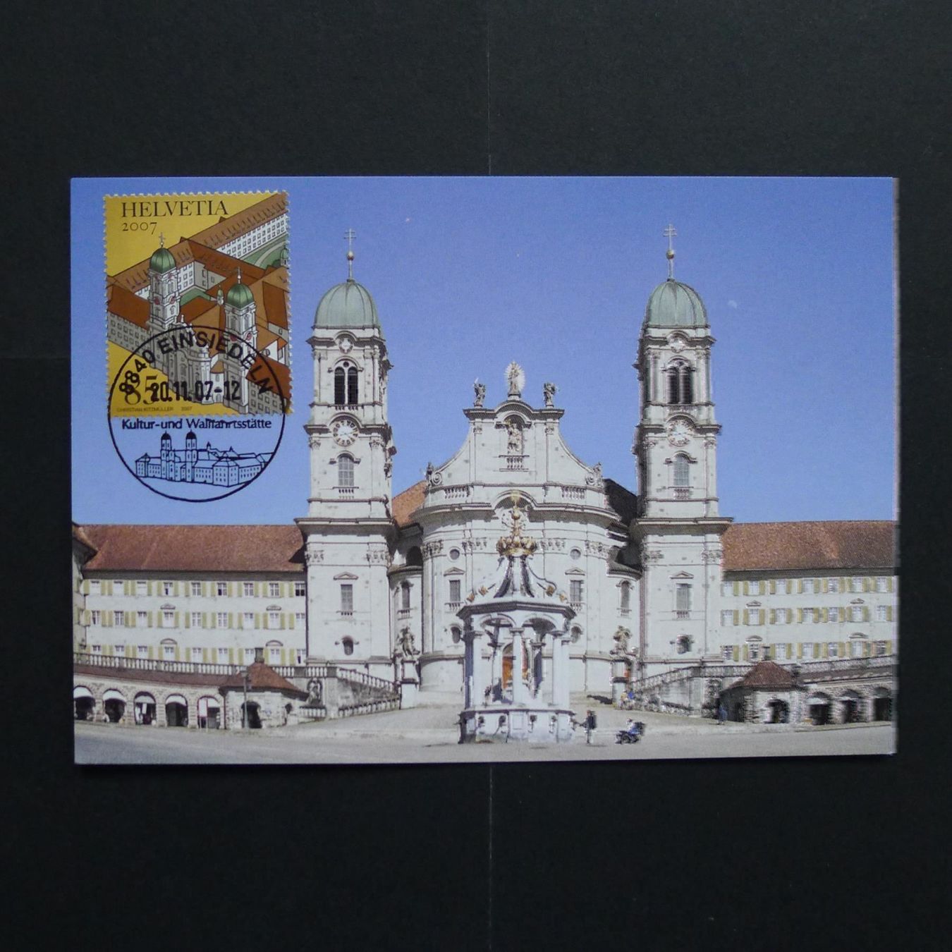 Tutti i francobolli: 2007 Nr. 1257A Maximumkarte EINSIEDELN – Usato da Dagmersellen venduto da wyss1982