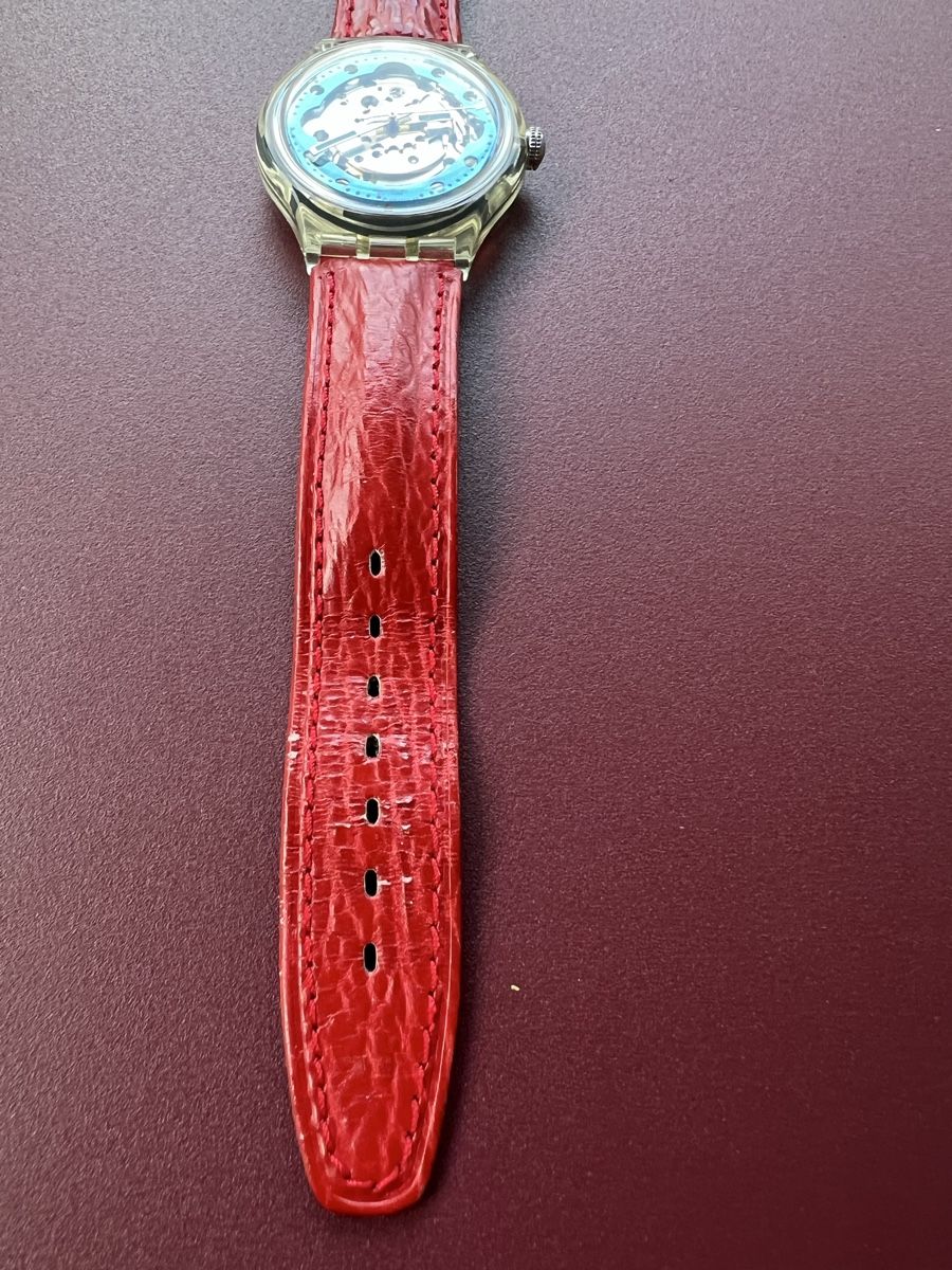 Swatch Orologi: Swatch Automatic SAK101 Red Ahead – Usato da Altdorf UR venduto da Seller660 3