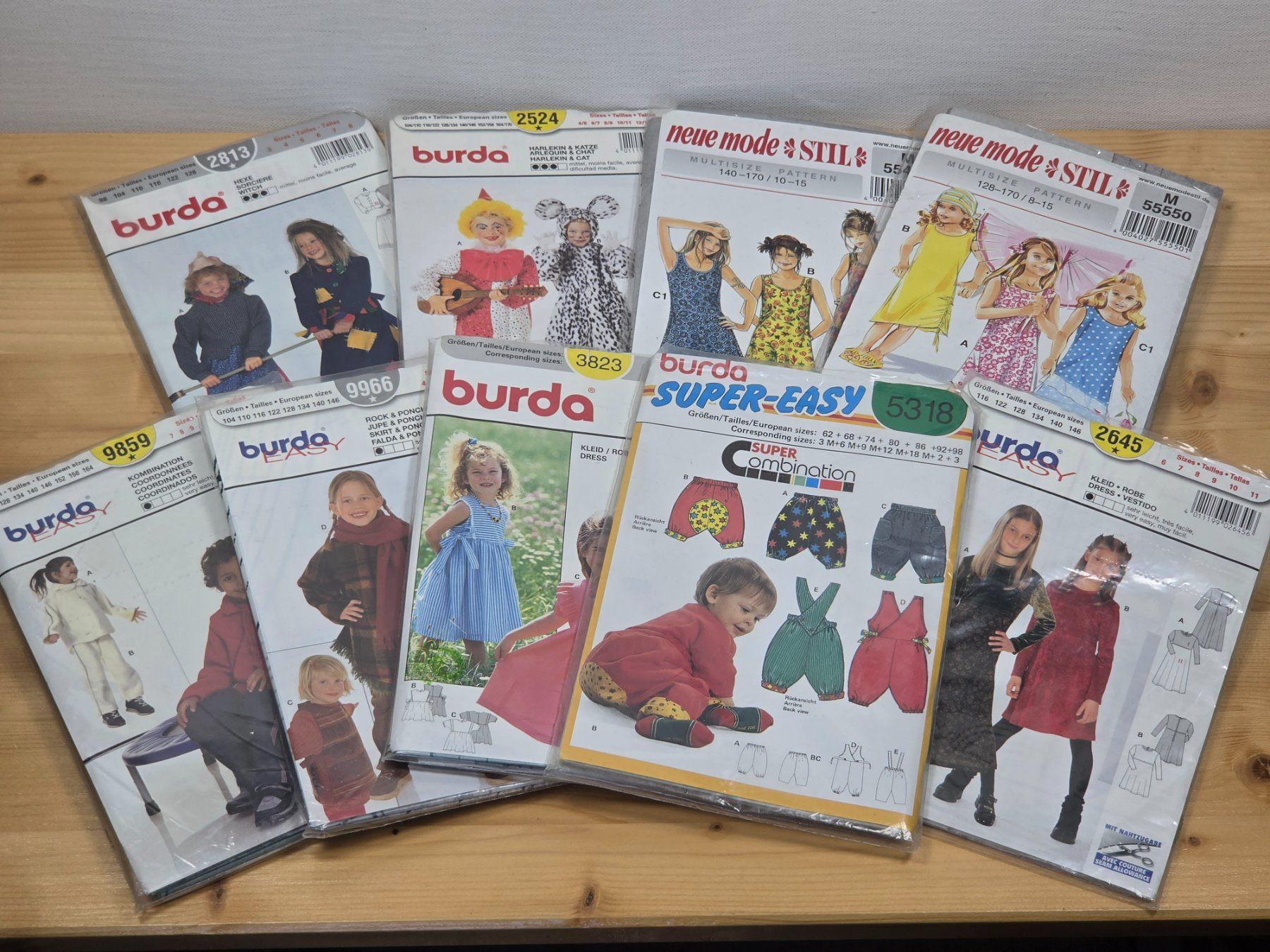 Schnittmuster: Set: 9 Schnittmuster für Kinder – Gebraucht aus Wil SG von gle_n2ty