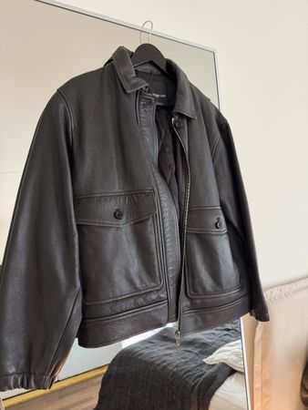 Massimo Dutti - Nappalederjacke - M