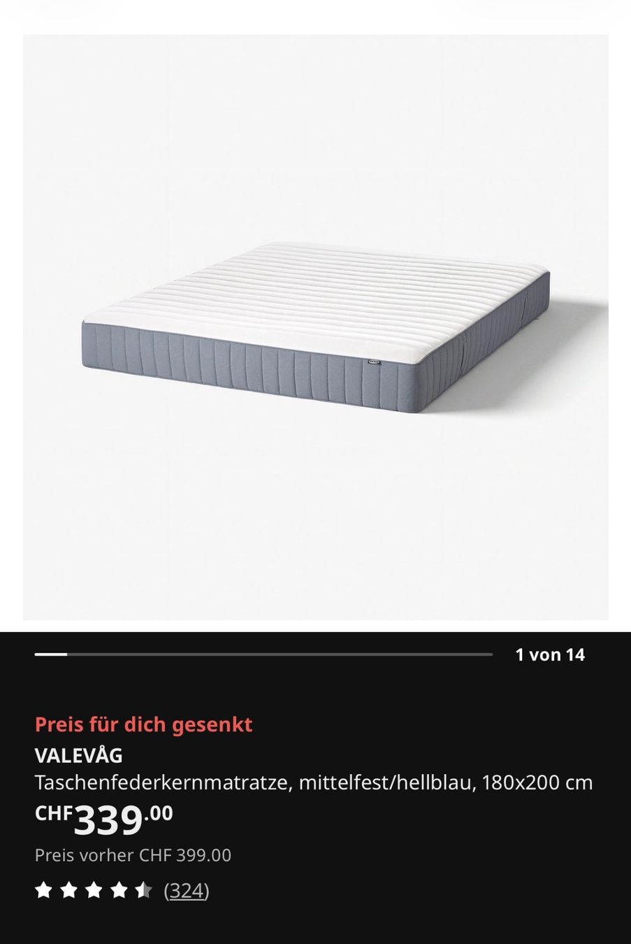 Ikea Betten: Bett 180x200 – Gebraucht aus Zürich von sae_mwm8 2