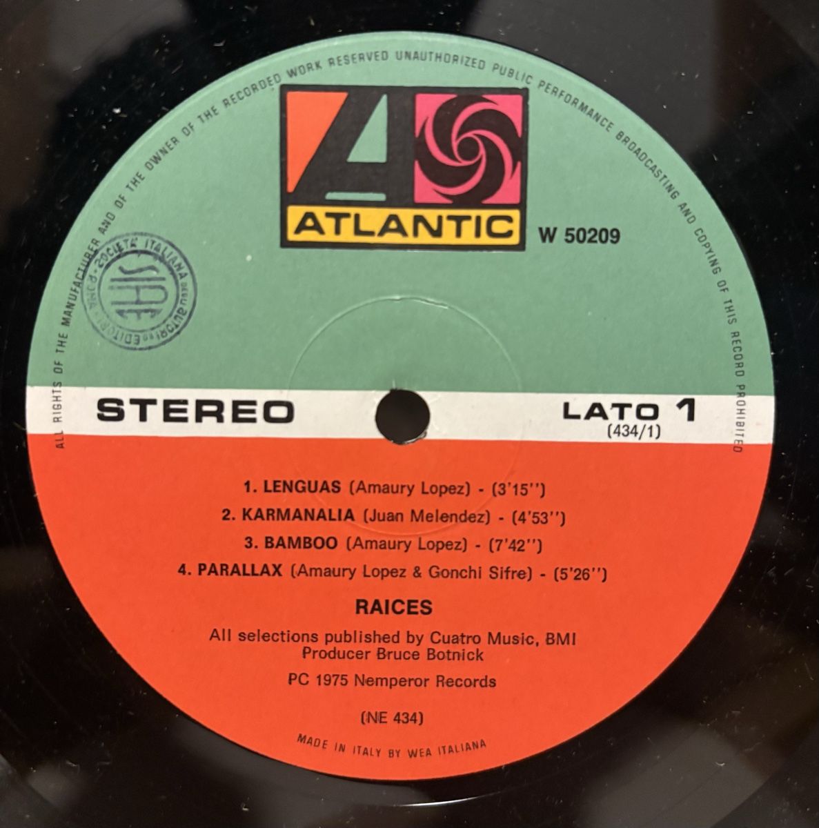 Dischi in vinile: Raices – Raices LP VG/VG+ – Usato da Neuchâtel venduto da Deivid2 1