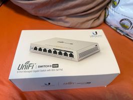 Ubiquiti Unifi Switch 8 60W POE mit Netzteil TOPzustand