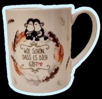Tasse xxl Sheepworld - Wie schön dass es dich gibt 5dl