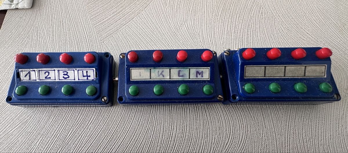 Märklin Modellini di ferrovie: 3 x STELL PULT – Usato da RHEINFELDEN venduto da Hammer9 7