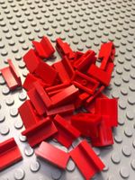 Lego 24x Paneel 1x2x1 (4865) rot