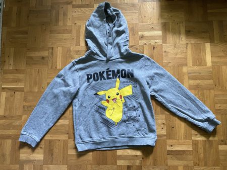 Nintendo Pokémon Pikachu Kapuzen Pullover Hoodie Gr 134 140