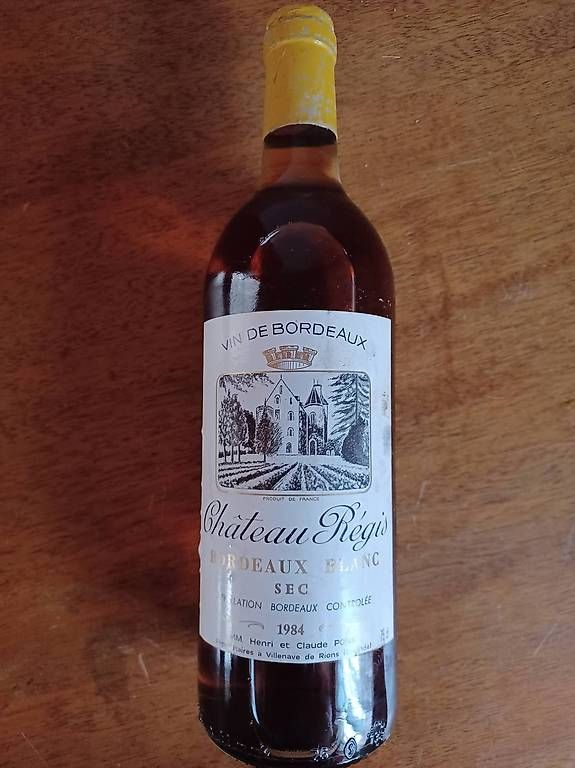 Wein: Bouteille ancienne de vin blanc 1984 – Gebraucht aus Soyhières von 5jm_5czl 4