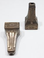 Vorhangöffner aus Messing - Paire d'ouvre-rideaux en laiton