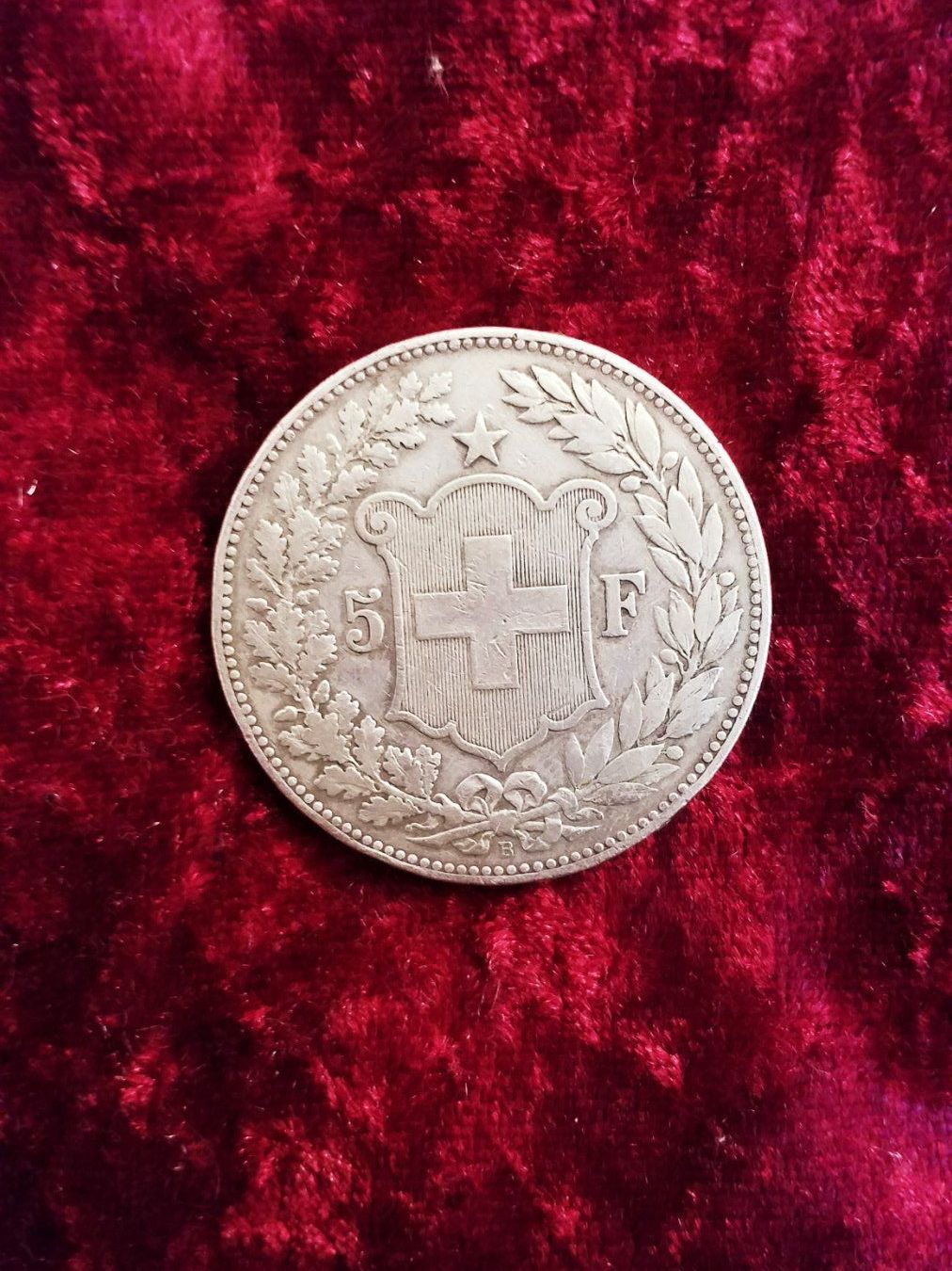 Tutti le monete: CH, 5 Franken/Francs/Franchi 1889 – Usato da Gordola venduto da ale_5wbc 4