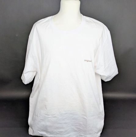 JACK&JONES T-Shirt Weiss mit Aufdruck hinten, Gr. XXL