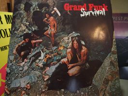 Grand Funk - Survival  1980 DE* GEWASCHEN* VG +