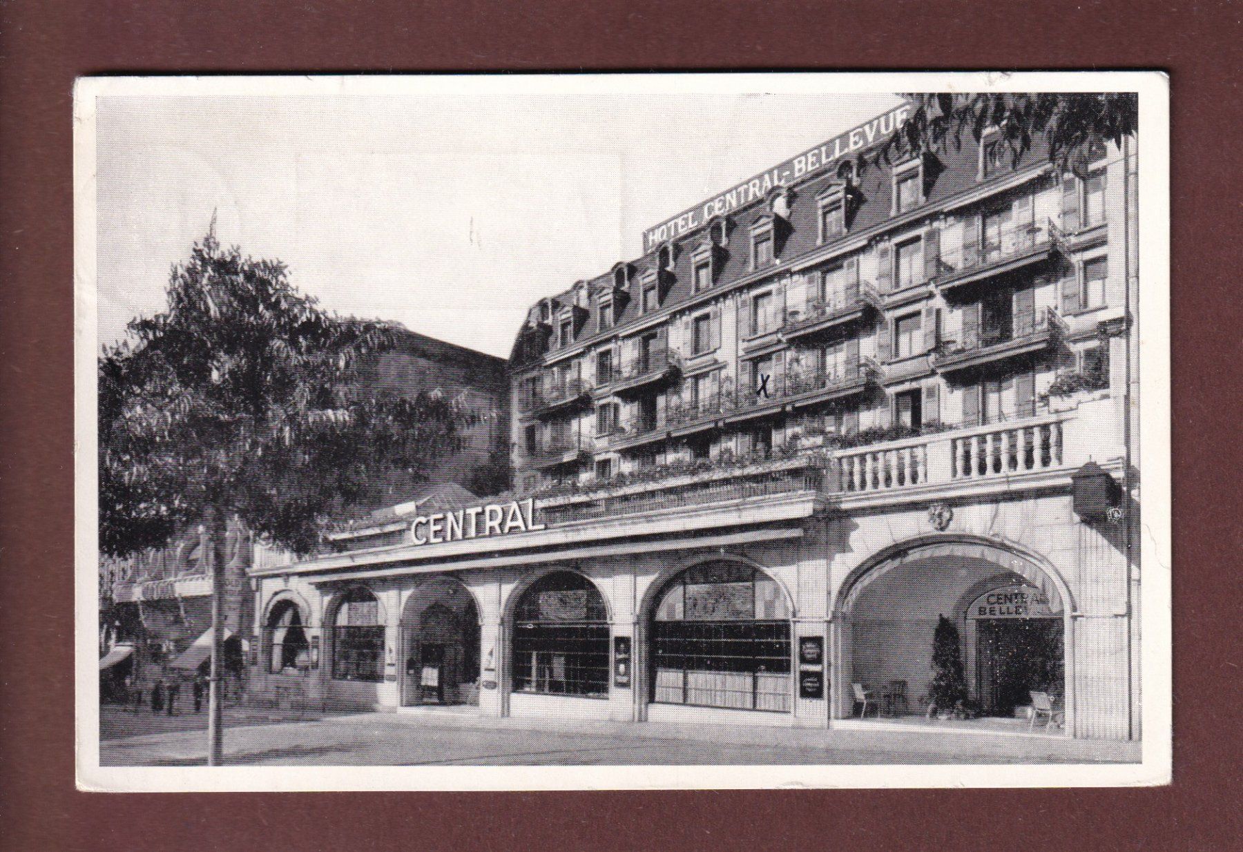 Cartoline postali: LAUSANNE - Hotel Central Bellevue – Usato da Pully venduto da nicecards-shop