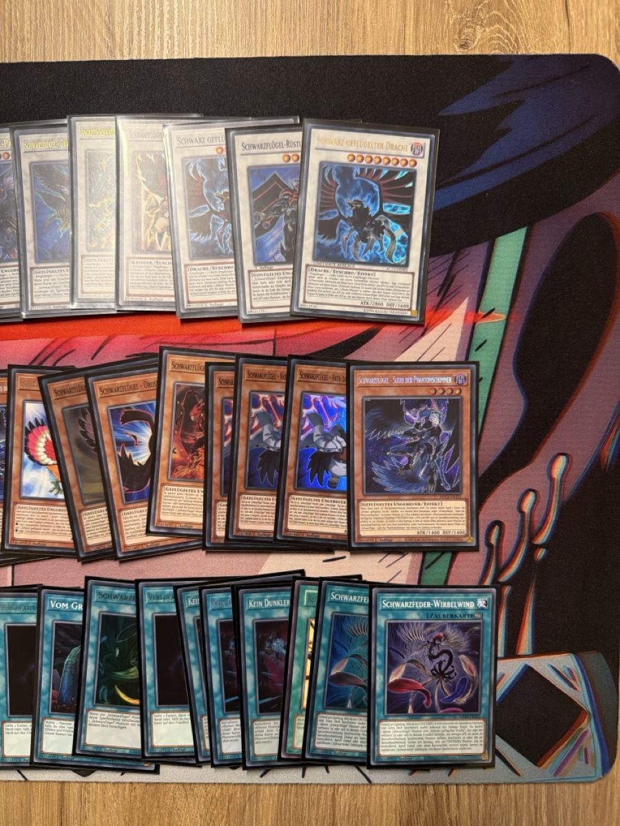 Yugioh Sammelbilder & Trading cards: Schwarzflügel Deck Yugioh 53 Karten + Box – Gebraucht aus Arbon von ids 4