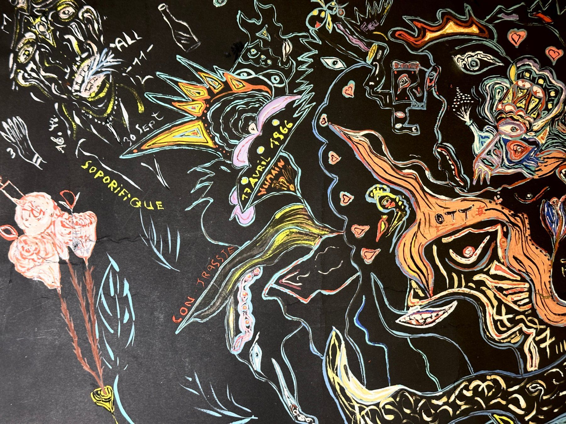 Tableaux: Peinture techniques mixtes sur papier. Signée – D'occasion à Morges par magicle 5