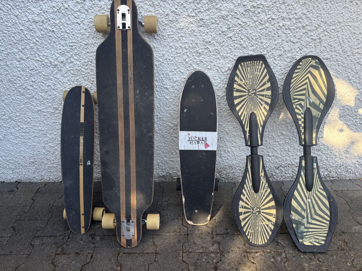 Skateboards: Skateboards und Waveboards Konvolut gebraucht – D'occasion à Russikon par Zuercher123