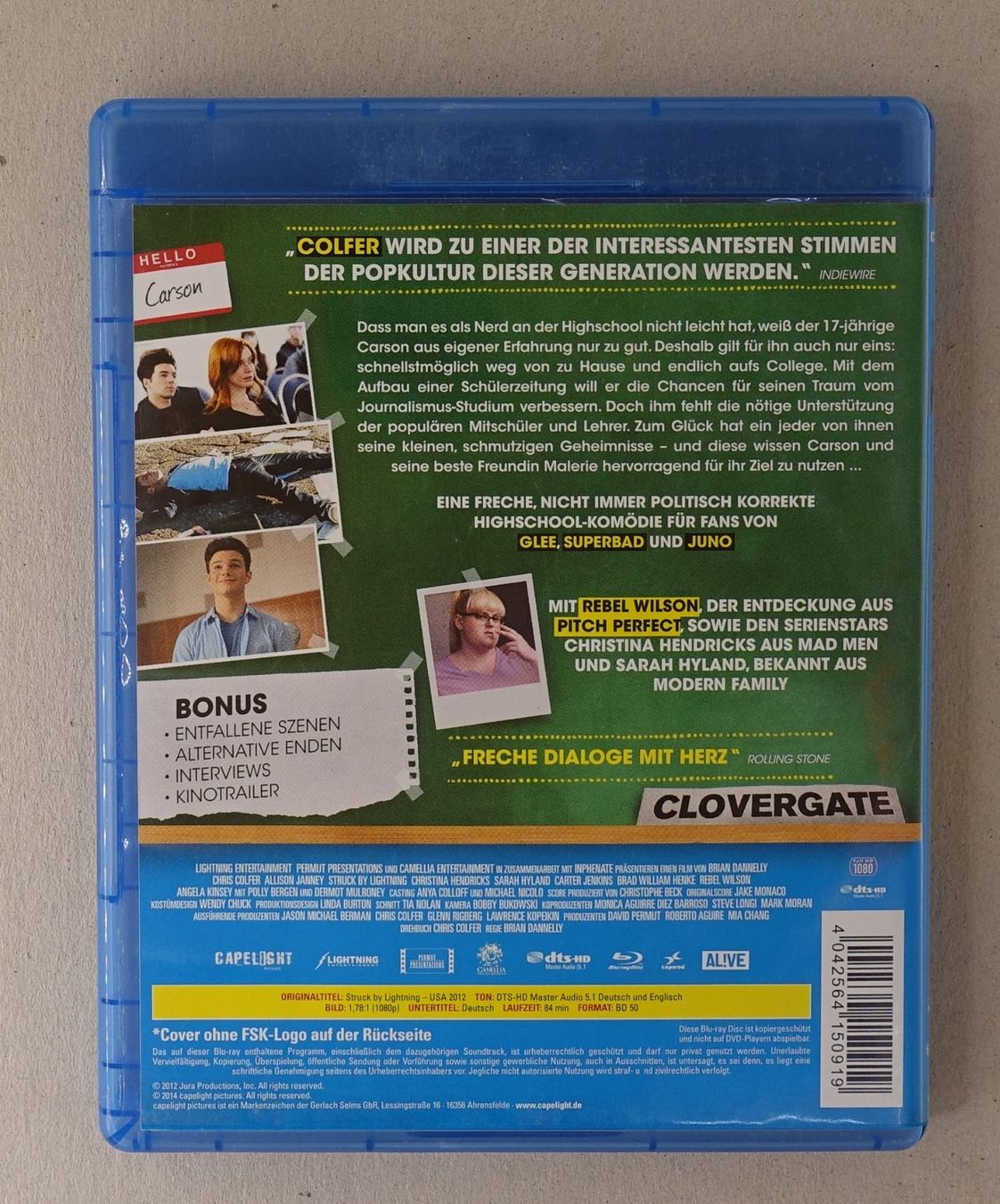 Tutti i DVDs: Vom Blitz getroffen – Usato da Sessa venduto da fraenklishop 1