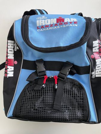 Rucksack Ironman Lanzarote, Club La Santa, blau, neuwertig