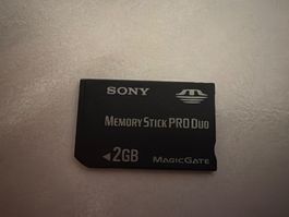 Sony Memory Stick PRO Duo 2GB MagicGate gebraucht