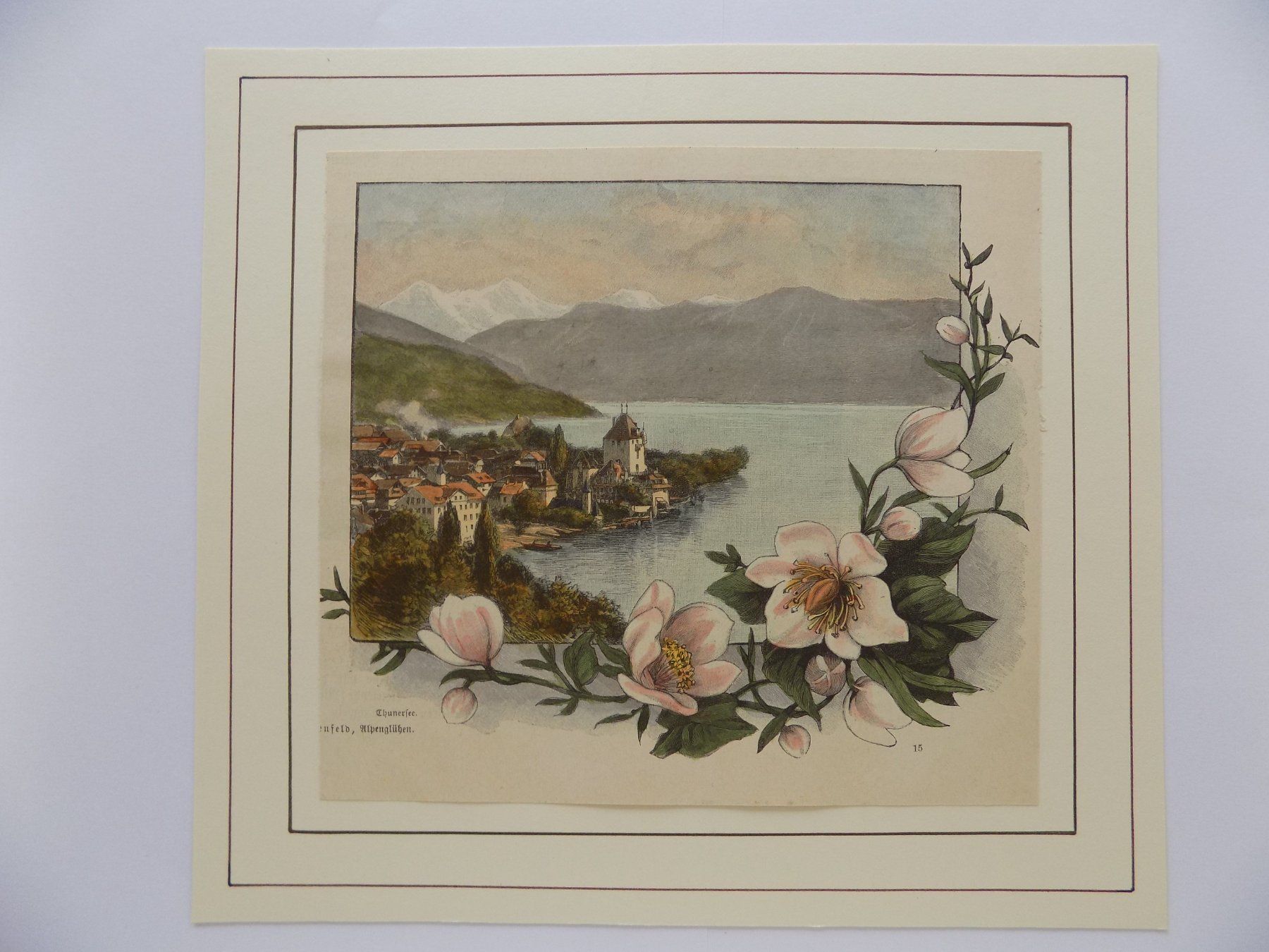 Stiche: Oberhofen koloriert – Gebraucht aus Risch von Rischli15 6