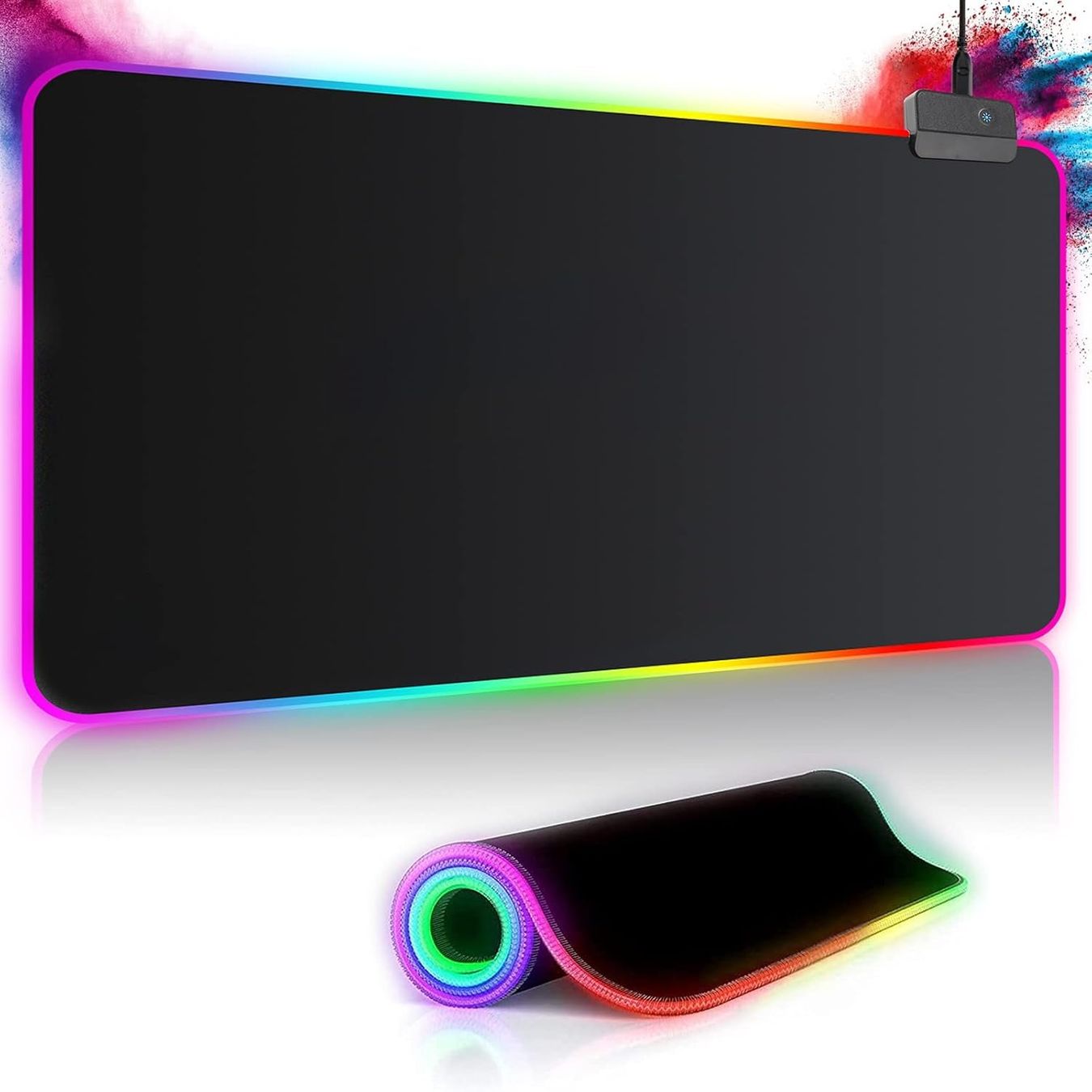 Tappetini per mouse: Mauspad RGB Mousepad 800x300mm Schwarz – Nuovo e nell'imballaggio originale da Hundwil venduto da Stallone6