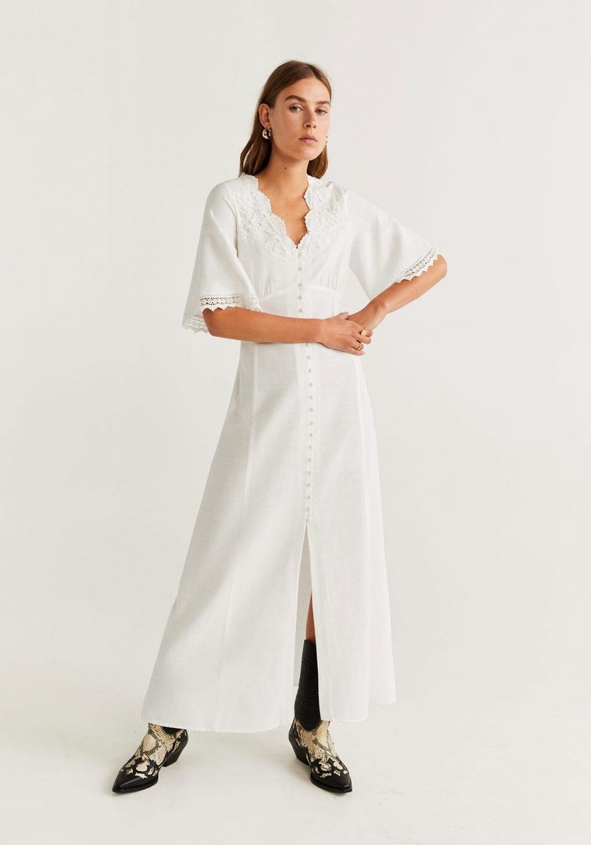 Mango Robes: Mango Maxikleid - Baumwolle - Viskose – Neuf avec emballage d'origine à Zürich par luxuryoutlet1 6