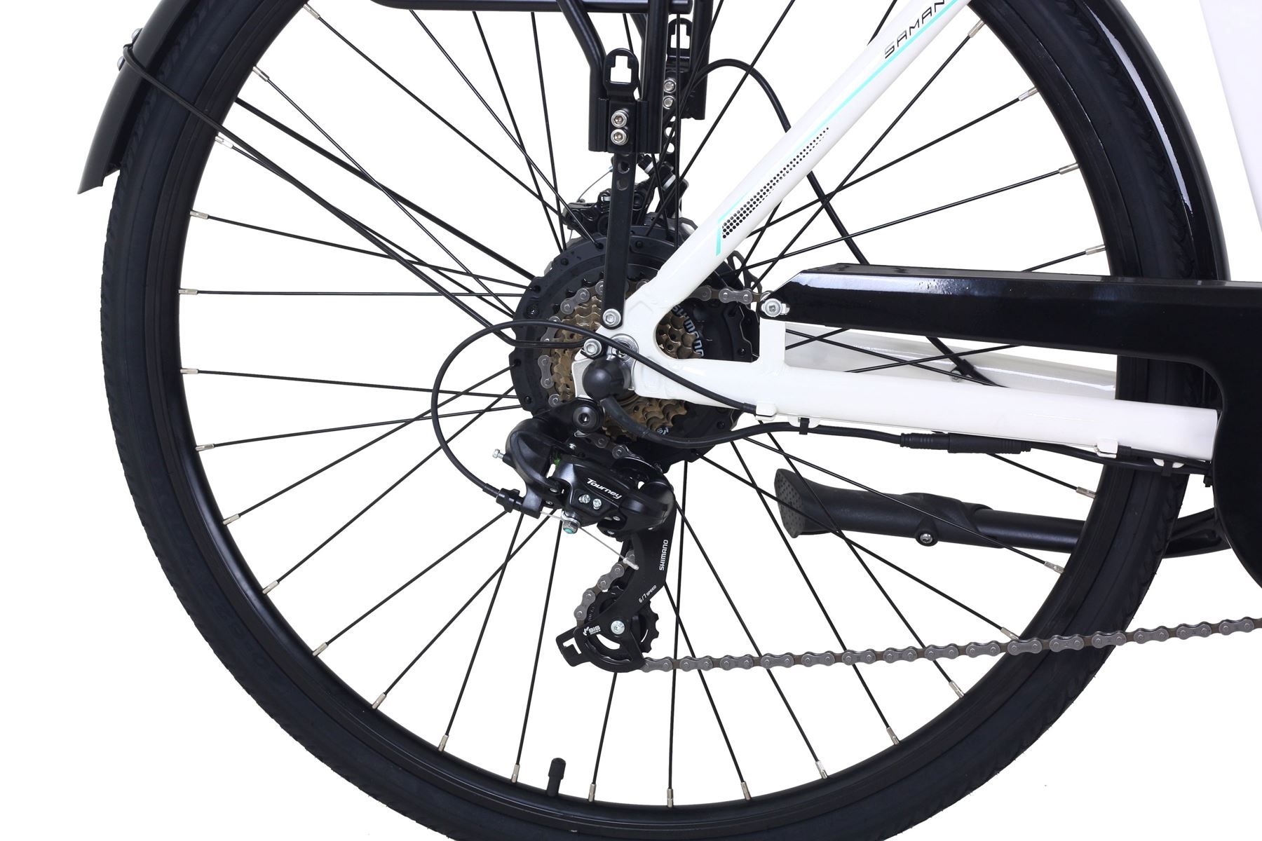 Totem Biciclette: Gebrauchtes E-Bike City ROXY weiss – Usato da Stans venduto da gonser 5