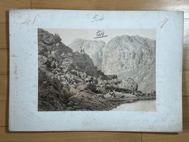 Eugene Ciceri antike Ansicht vom Furka-Pass um 1860
