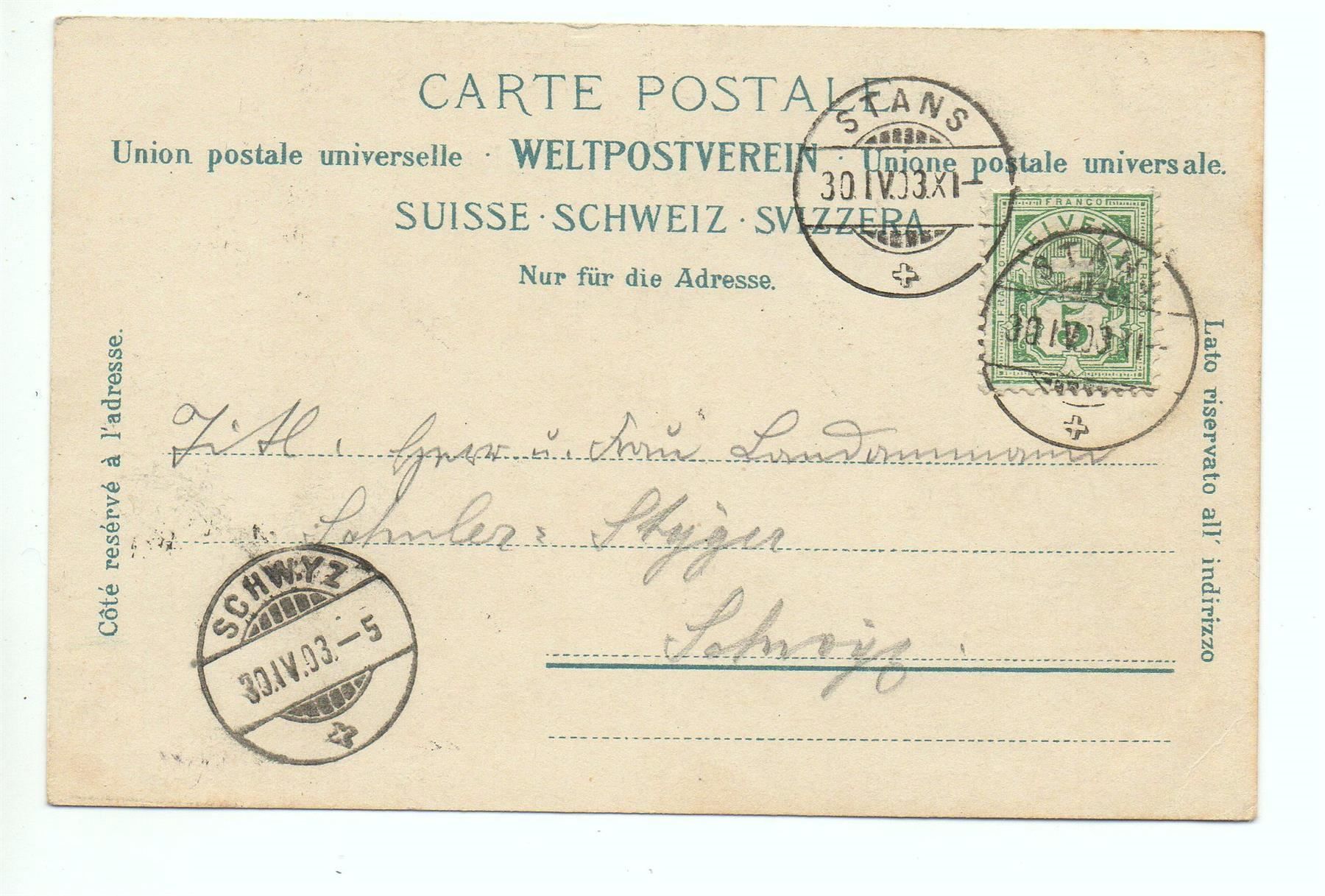 Cartoline postali: STANS Kirche u. Hauptplatz – Usato da Jona venduto da philajona 1