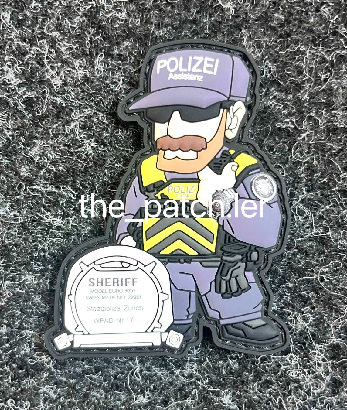 Placchette & Badge: Stadtpolizei Zürich PADCOP **NEU** – Nuovo e nell'imballaggio originale da Hinwil venduto da Tschugger