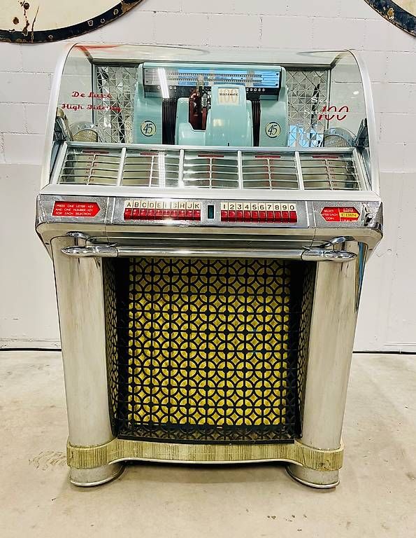 Seeburg Jukebox: Jukebox, Seeburg HF100G, Technik revidiert, Gehäuse original – Usato da Teufen AR venduto da Peter350 1