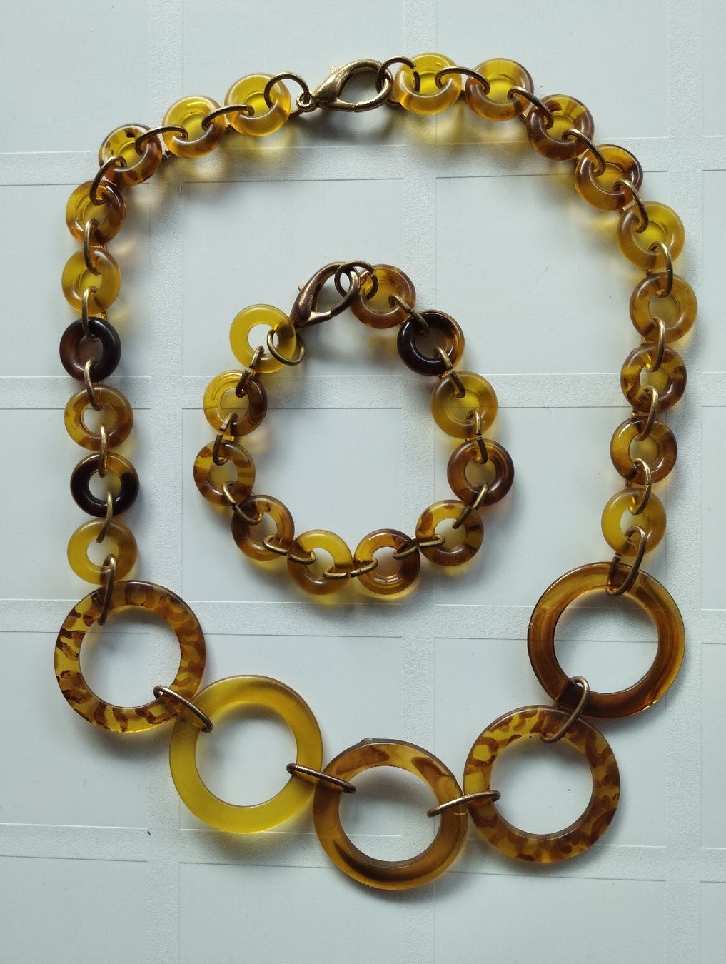 Catenine: Kette und Armband, antik – Usato da Ostermundigen venduto da Dinge1