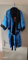 Kimono japonais traditionnel bleu et noir  Neuf