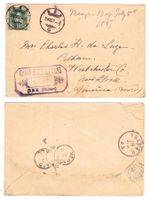 Lettre de Bex pour les Etats-Unis le 5.VII.87