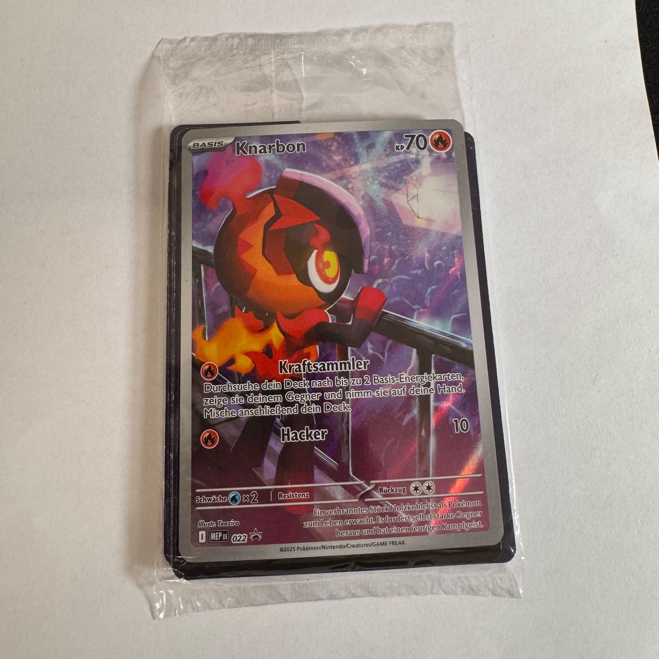 Pokémon Carte collezionabili: Pokémon PFL - Knarbon - Promo 22 - DE – Nuovo e nell'imballaggio originale da Staad SG venduto da miaCards