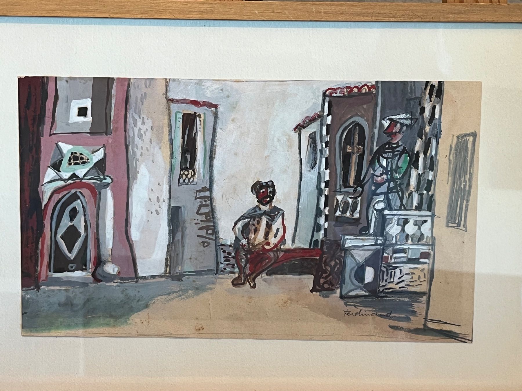 Dipinti: Edwin Ferdinand Grosshardt (schweizerisch, 1901-1960) – Usato da Basel venduto da Kaffee_und_Kunst 1