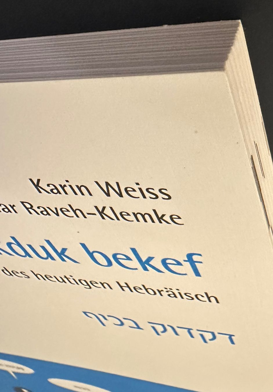 Livres: Dikduk bekef: Grammatik des heutigen Hebräisch – D'occasion à Watt par BOberland71 1